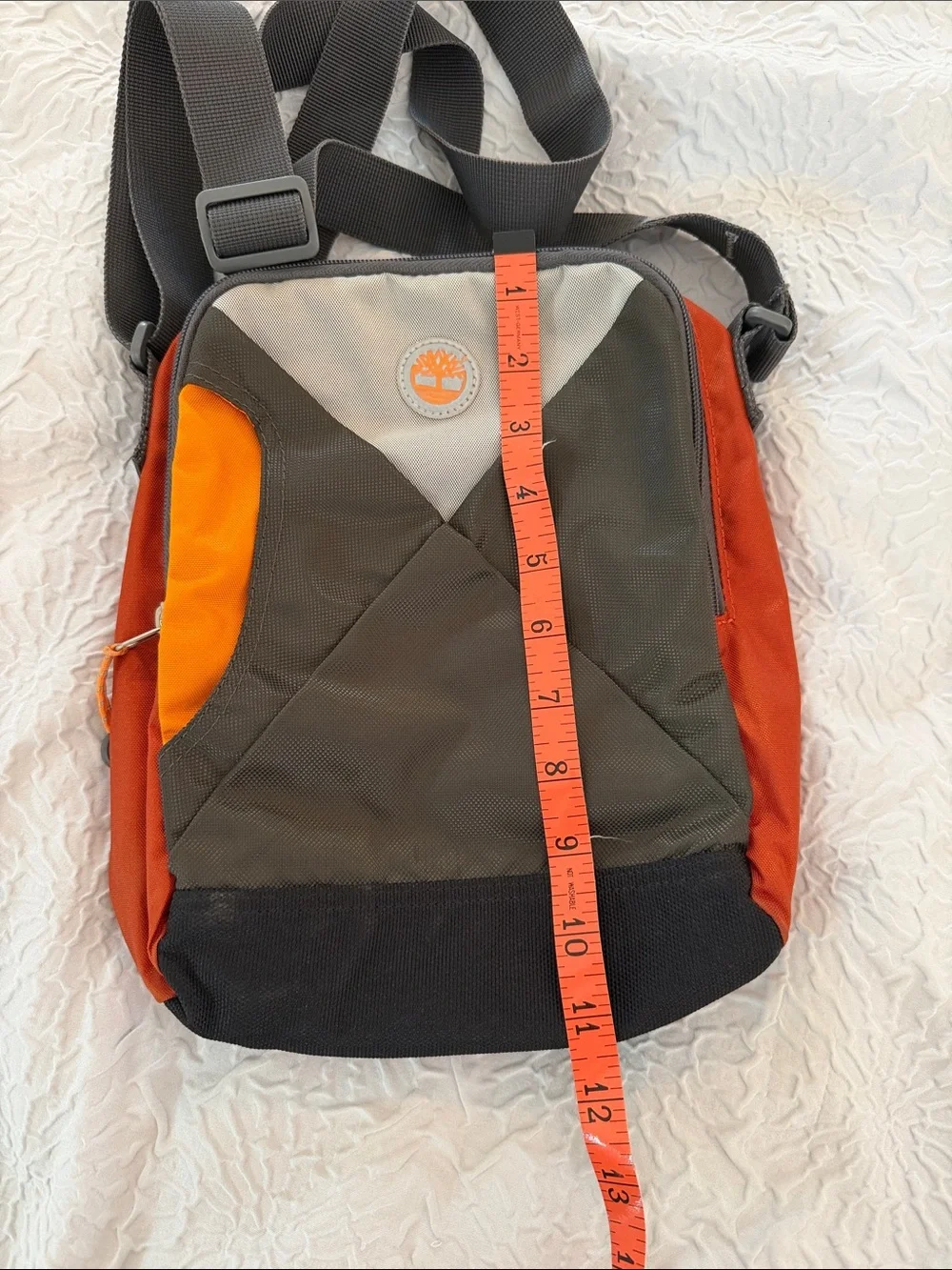 Timberland Olive, Orange & Gray Compact Crossbody Messenger